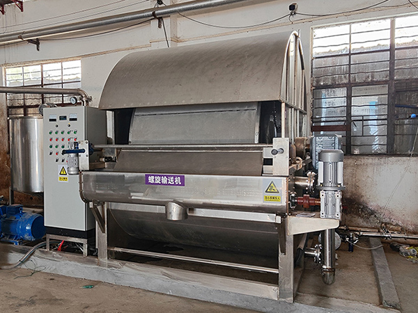 Il filtro del tamburo rotante