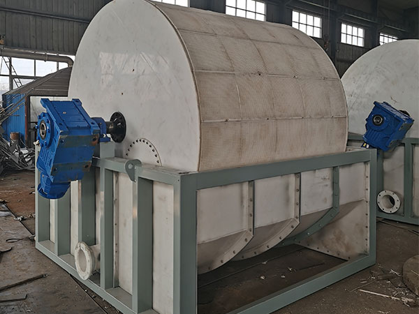 Filtro di vuoto rotativo continuo